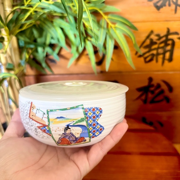 Japanese Bowl & Chopstick Rests Set - Picture 9 of 10